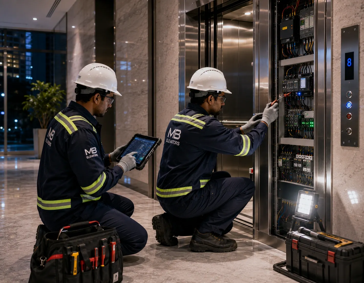 Emergency elevator breakdown repair service across Delhi NCR